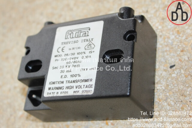 fida treviso italy mod 26/30 ignition transformer (2)